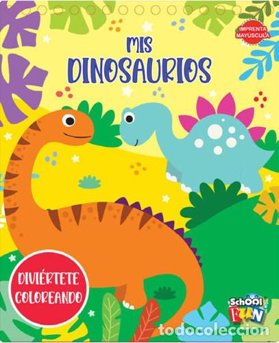 Libros: DIVIERTETE COLOREANDO CON 6 MARCADORES. MIS DINOSAURIOS - Foto 1