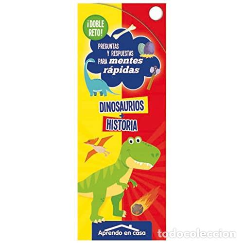 Libri di seconda mano: MENTES RAPIDAS - DOBLE RETO - DINOSAURIOS + HISTORIA