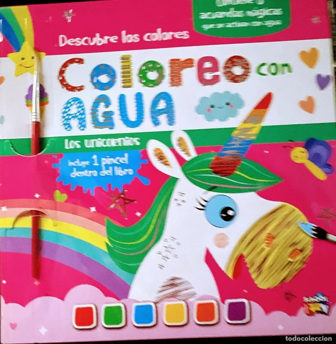 Livres: COLOREO CON AGUA-LOS UNICORNIOS