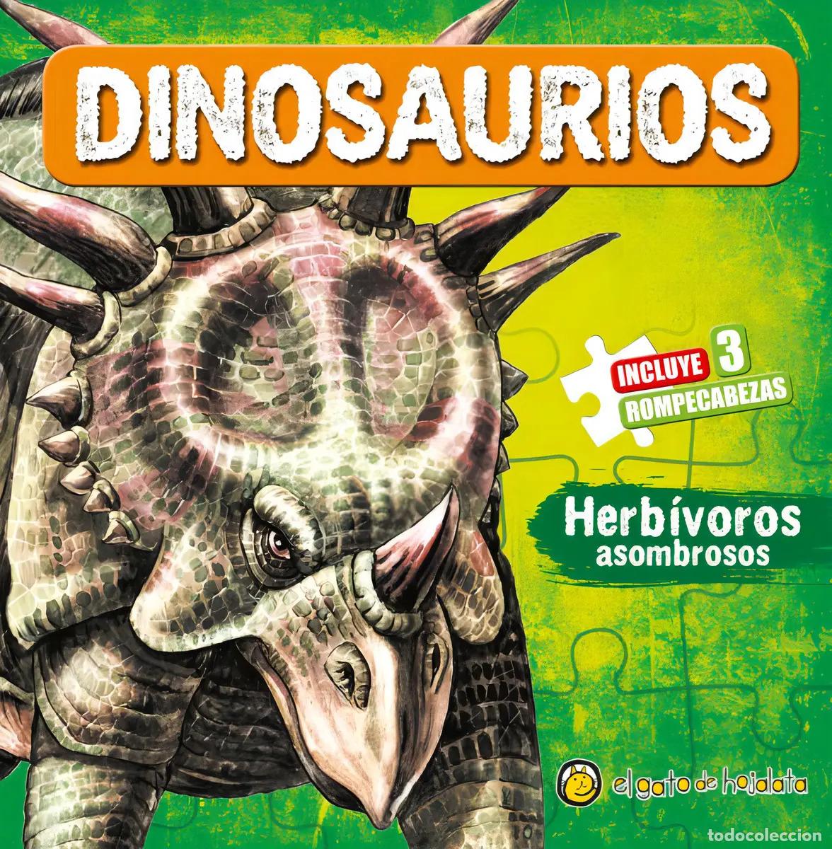 B&uuml;cher: DINOSAURIOS - HERBIVOROS ASOMBROSOS - 3 ROMPECABEZAS