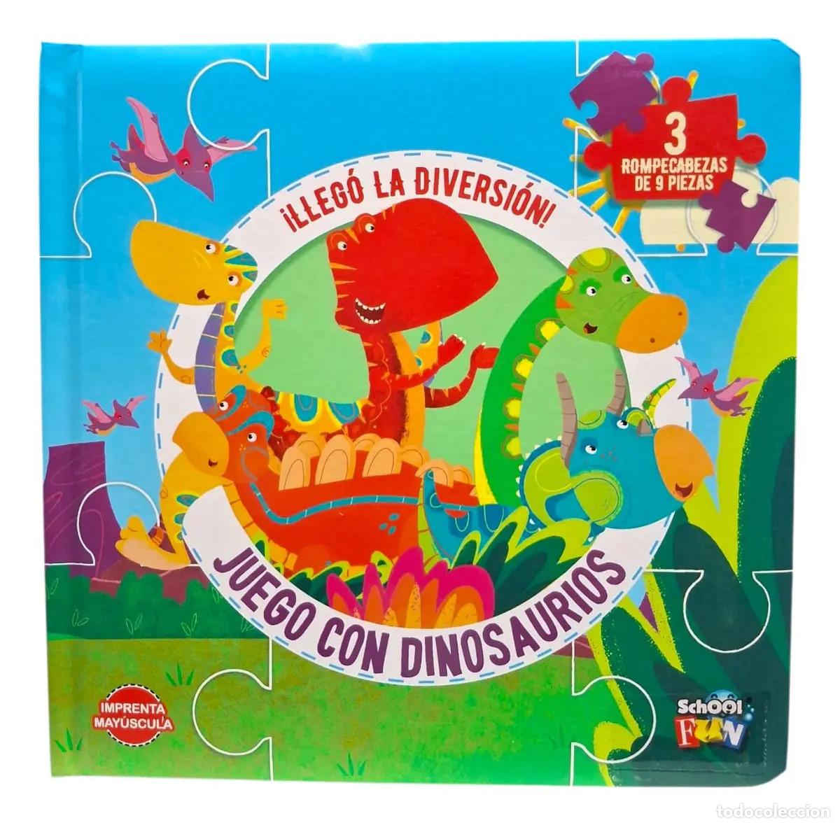 Libros: LLEGO LA DIVERSION - JUEGO CON DINOSAURIOS