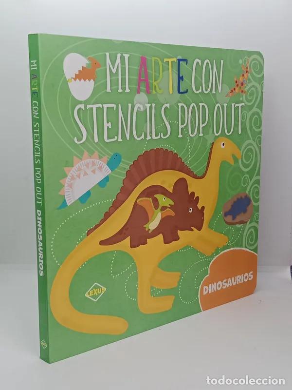Libros: MI ARTE CON STENCILS - DINOSAURIOS