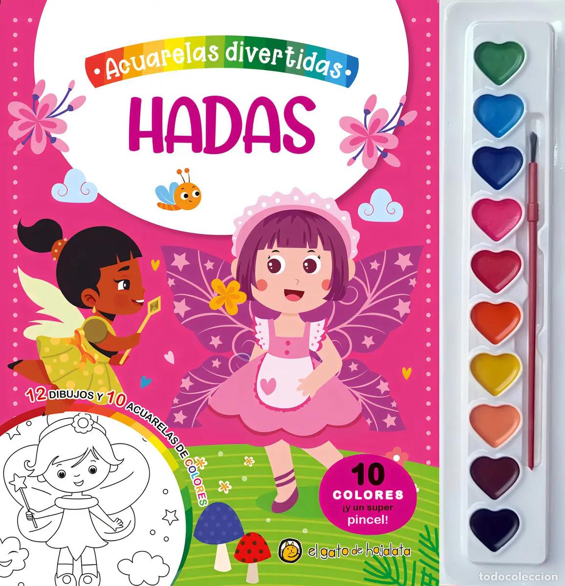 Livres: ACUARELAS DIVERTIDAS - HADAS