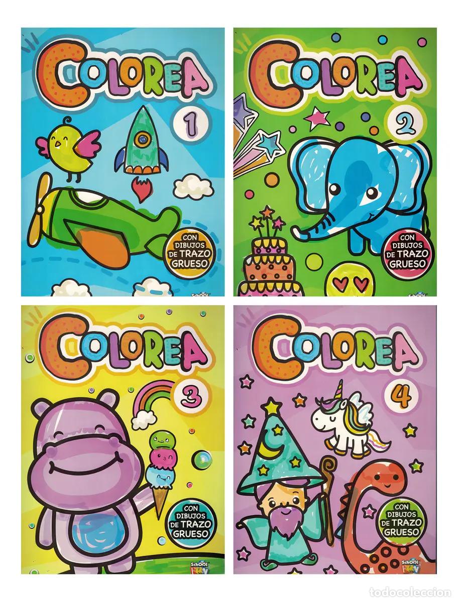 Libros: COLOREA - DINOSAURIO 4
