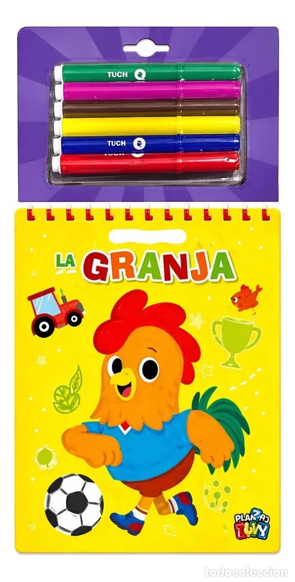 Libros: COLOREO CON NUMEROS - LA GRANJA