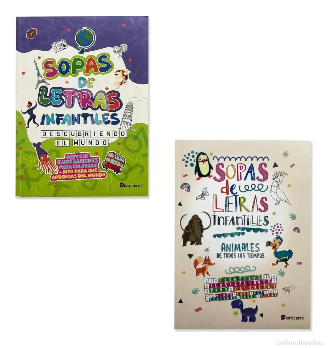 books: LIBRO SOPAS DE LETRAS INFANTILES DESCUBRIENDO EL MUNDO
