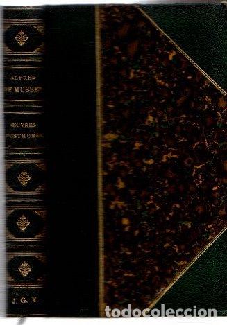 Libros: Oeuvres posthumes - Musset, Alfred de - Foto 1