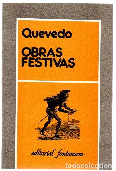 Libros: Obras festivas - Quevedo, Francisco de