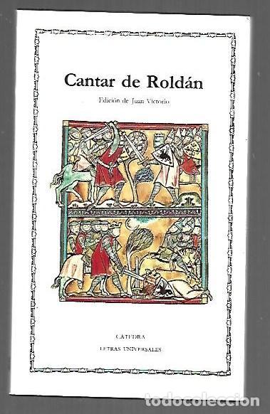 Libros: CANTAR DE ROLDAN - ANONIMO (EDICION DE JUAN VICTORIO) - Foto 1