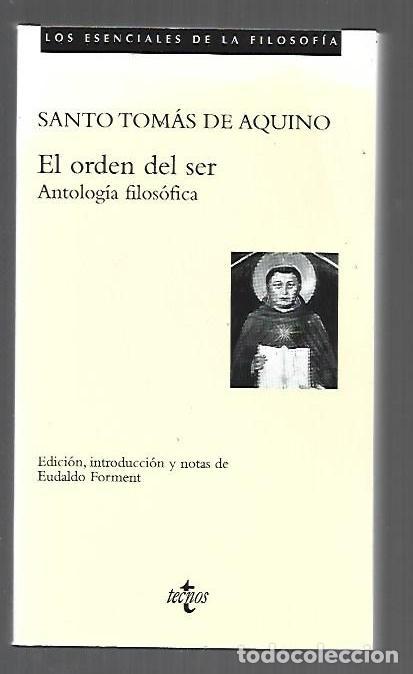 B&uuml;cher: ORDEN DEL SER - EL. ANTOLOGIA FILOSOFICA - SANTO TOMAS DE AQUINO