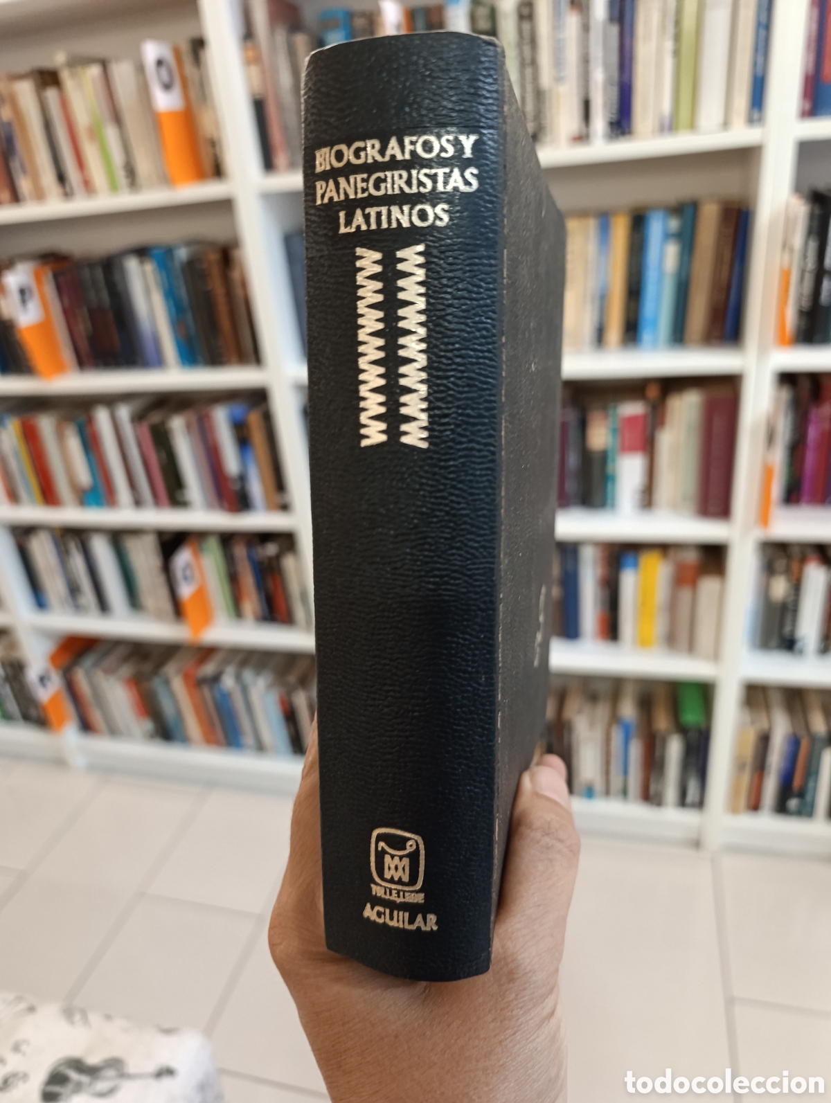 Libros: BI&Oacute;GRAFOS Y PANEGIRISTAS LATINOS - AGUILAR -1969 - Foto 2