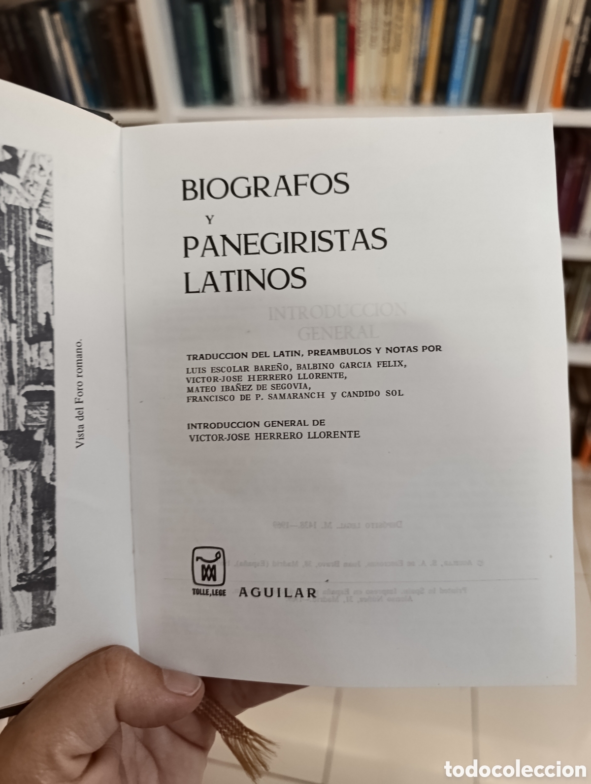 Libros: BI&Oacute;GRAFOS Y PANEGIRISTAS LATINOS - AGUILAR -1969