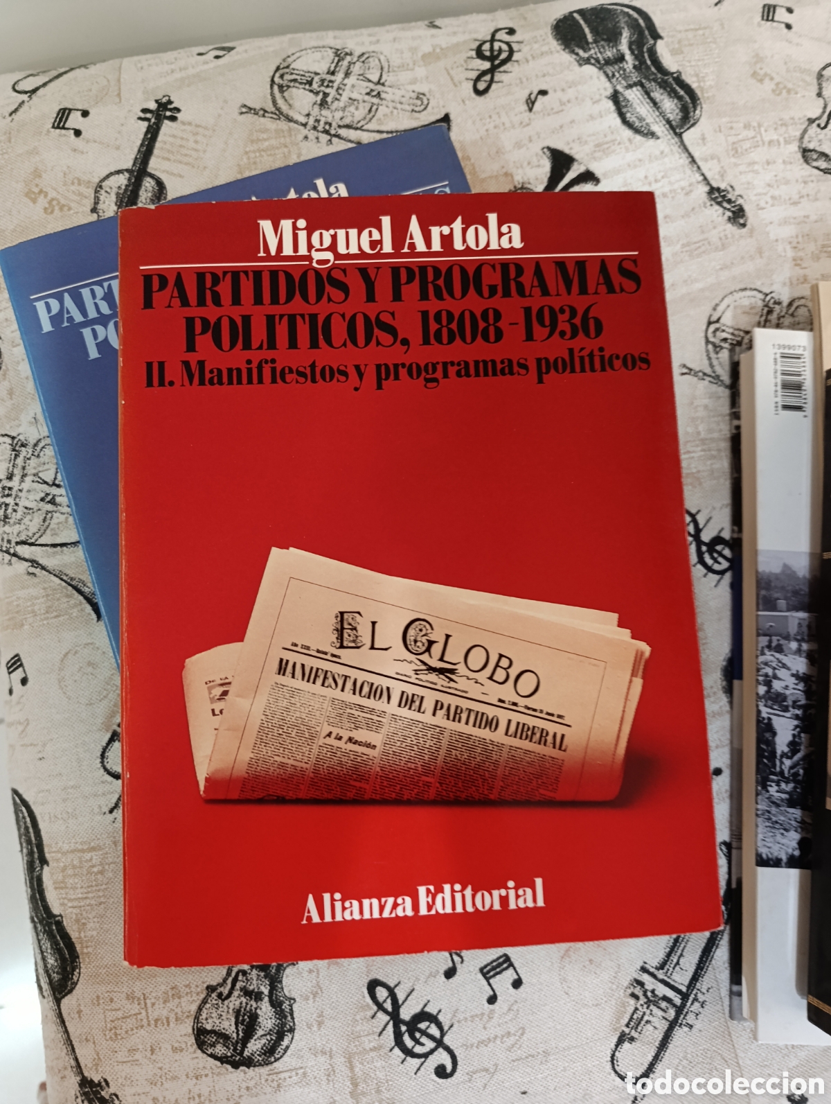 Libros: Partidos y Programas Pol&iacute;ticos, 1808-1936. Tomos 1 y 2. Miguel Artola