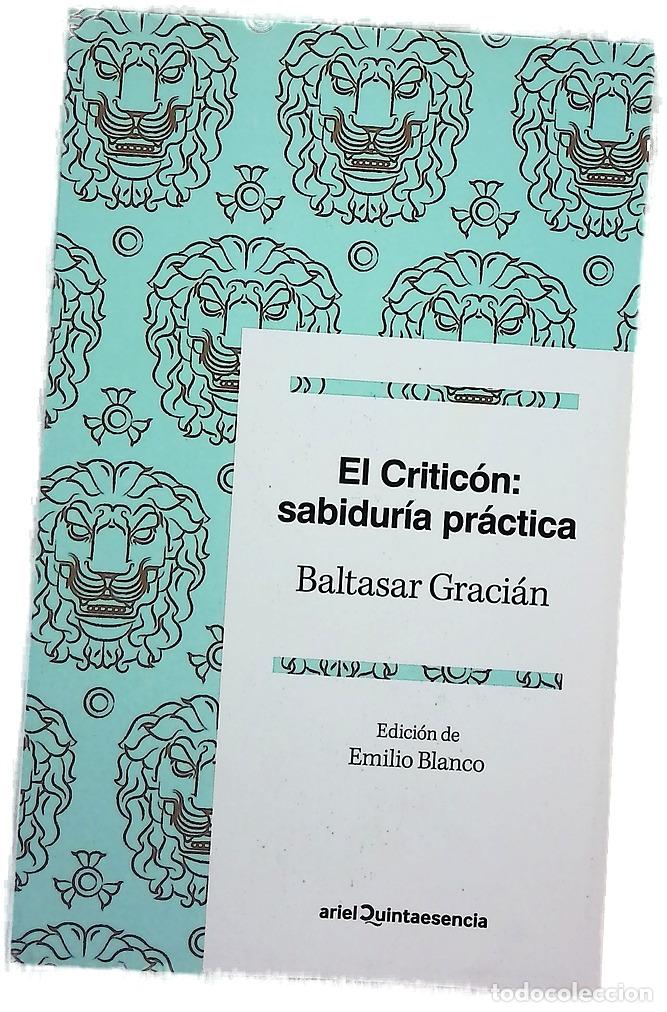 Libros: El critic&oacute;n : sabidur&iacute;a pr&aacute;ctica - Foto 1