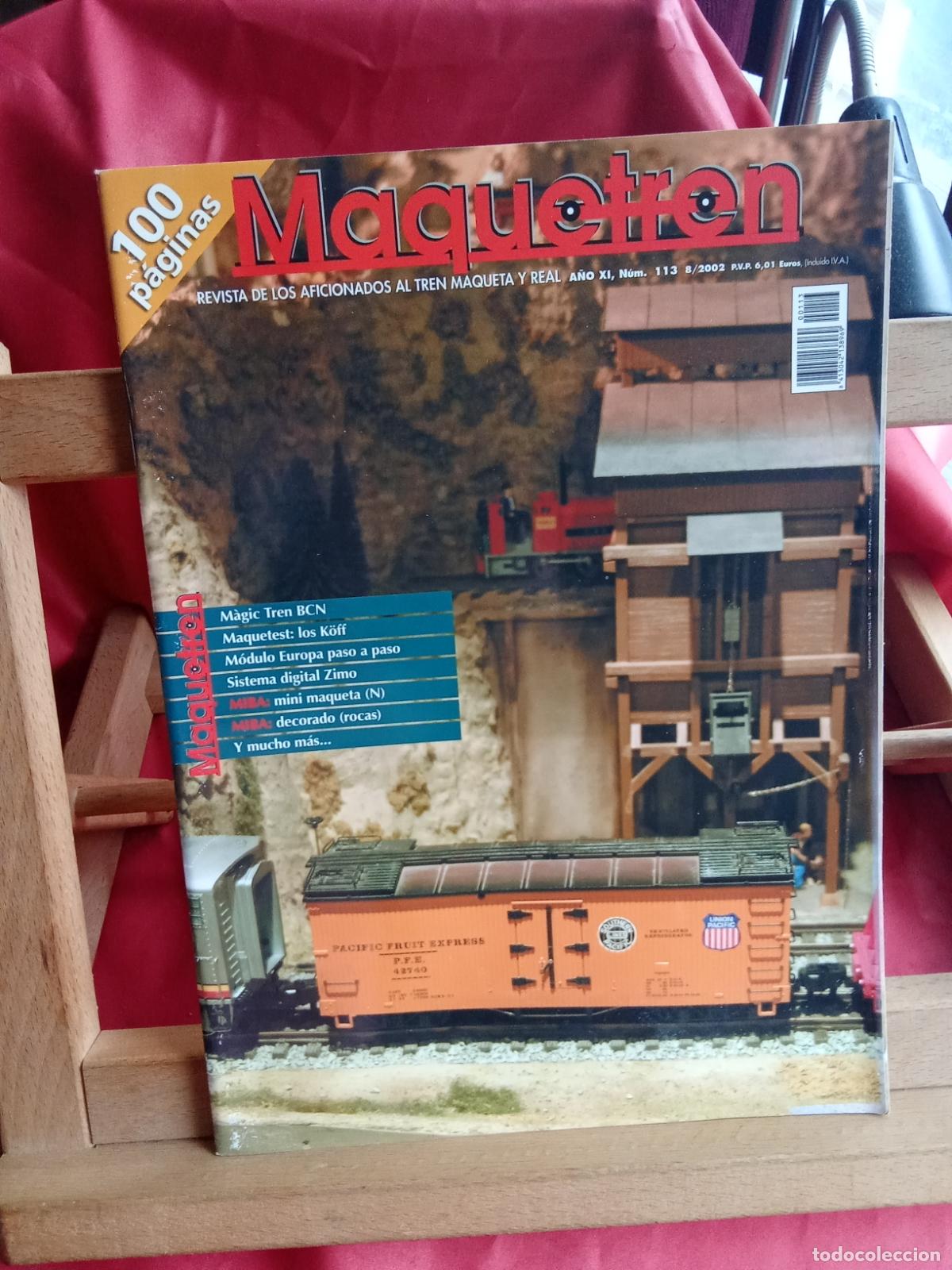 Libros: Revista Maquetren: A&ntilde;o XI N&uacute;m.113 8/2002 REV.1467