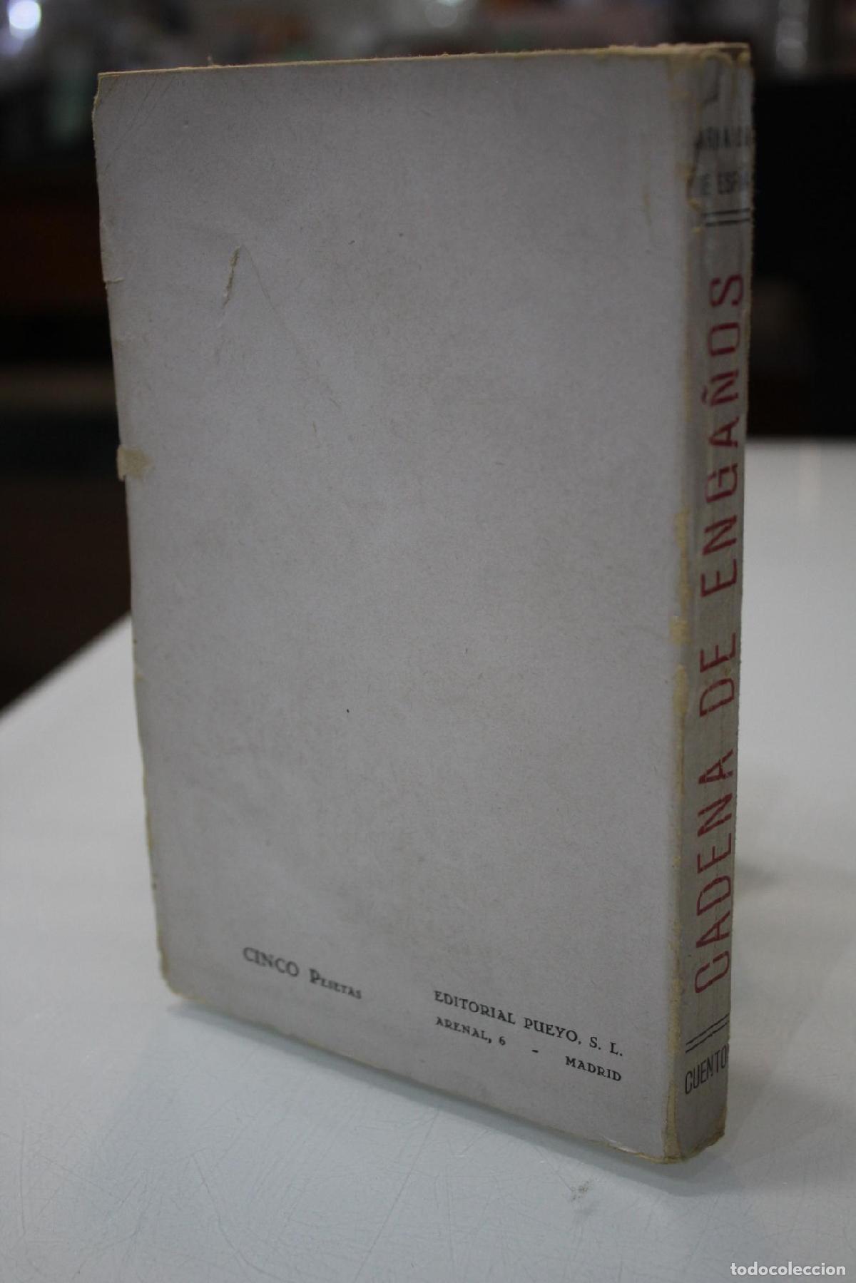 Libros: 1930.- Cadena de Enga&ntilde;os (Cuentos). - Espa&ntilde;a, Arnaldo de. - Foto 2