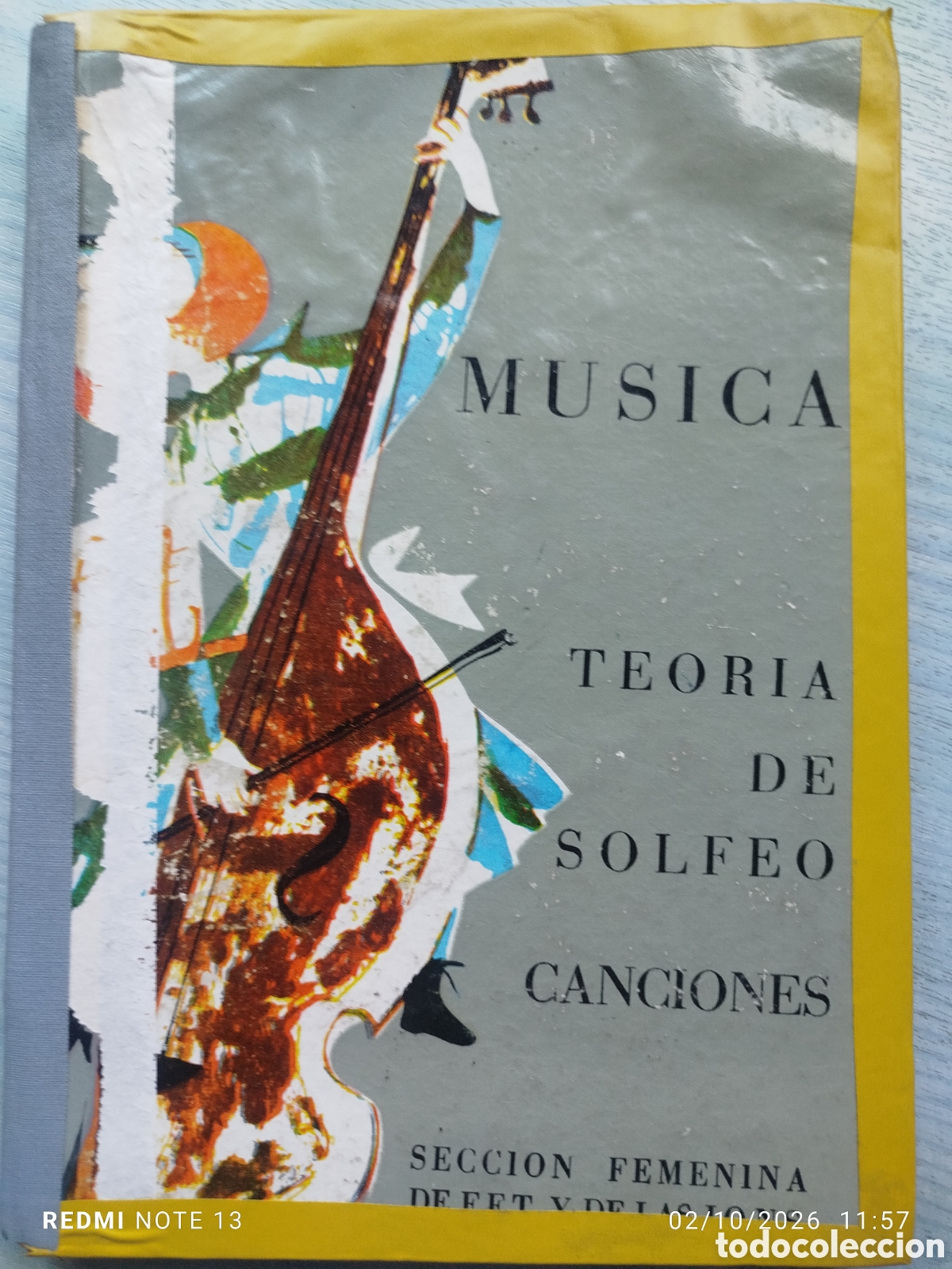 Libros: Libro m&uacute;sica toria de solfeo..canciones.Secvion femenina