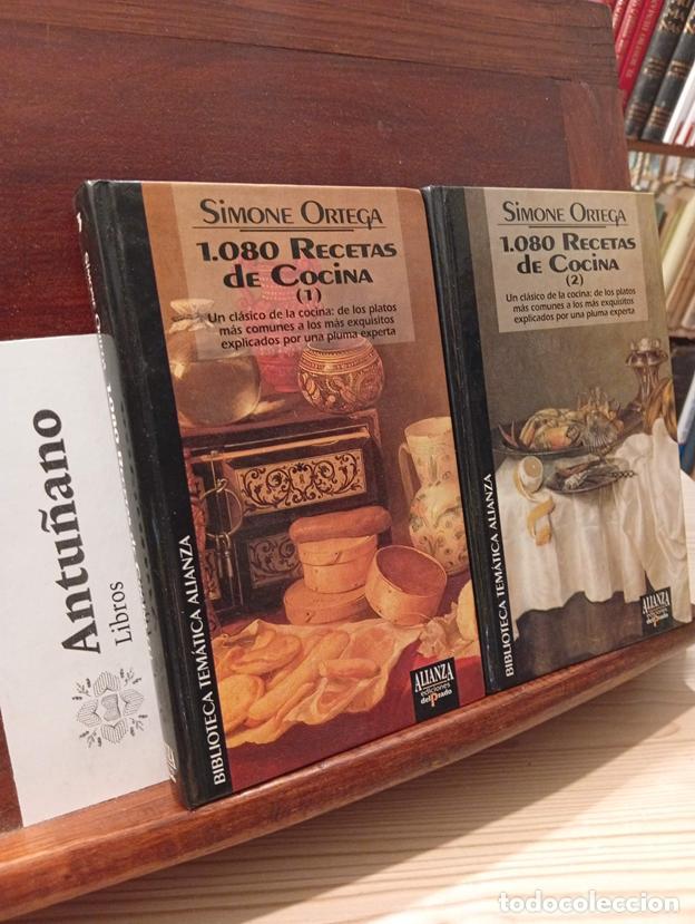 Libros: 1080 recetas de cocina (dos tomos)