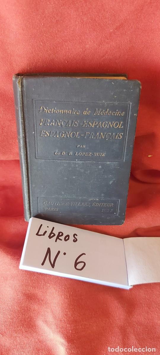 Libros: LIBRO DICCIONARIO DE MEDECINA FRANCE Y ESPA&Ntilde;OL (( PEDIDOS M&Iacute;NIMOS 10 &euro; ) CAJA N.&ordm; 6