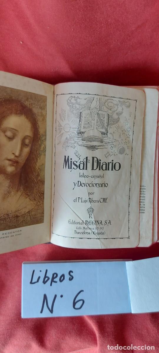 Libros: LIBRO MISAL LATINO ESPA&Ntilde;OL Y DEVOCINARIO ,P. LUIS RIBERA CMF (( PEDIDOS M&Iacute;NIMOS 10 &euro; ) CAJA N.&ordm; 6