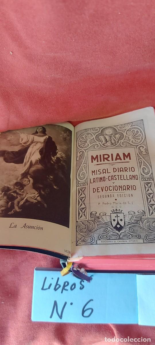 Libros: LIBRO MISALL MIRIAM LATINO Y CASTELLANO Y DEVOCINARIO ,SEGUNDA (( PEDIDOS M&Iacute;NIMOS 10 &euro; ) CAJA N.&ordm; 6