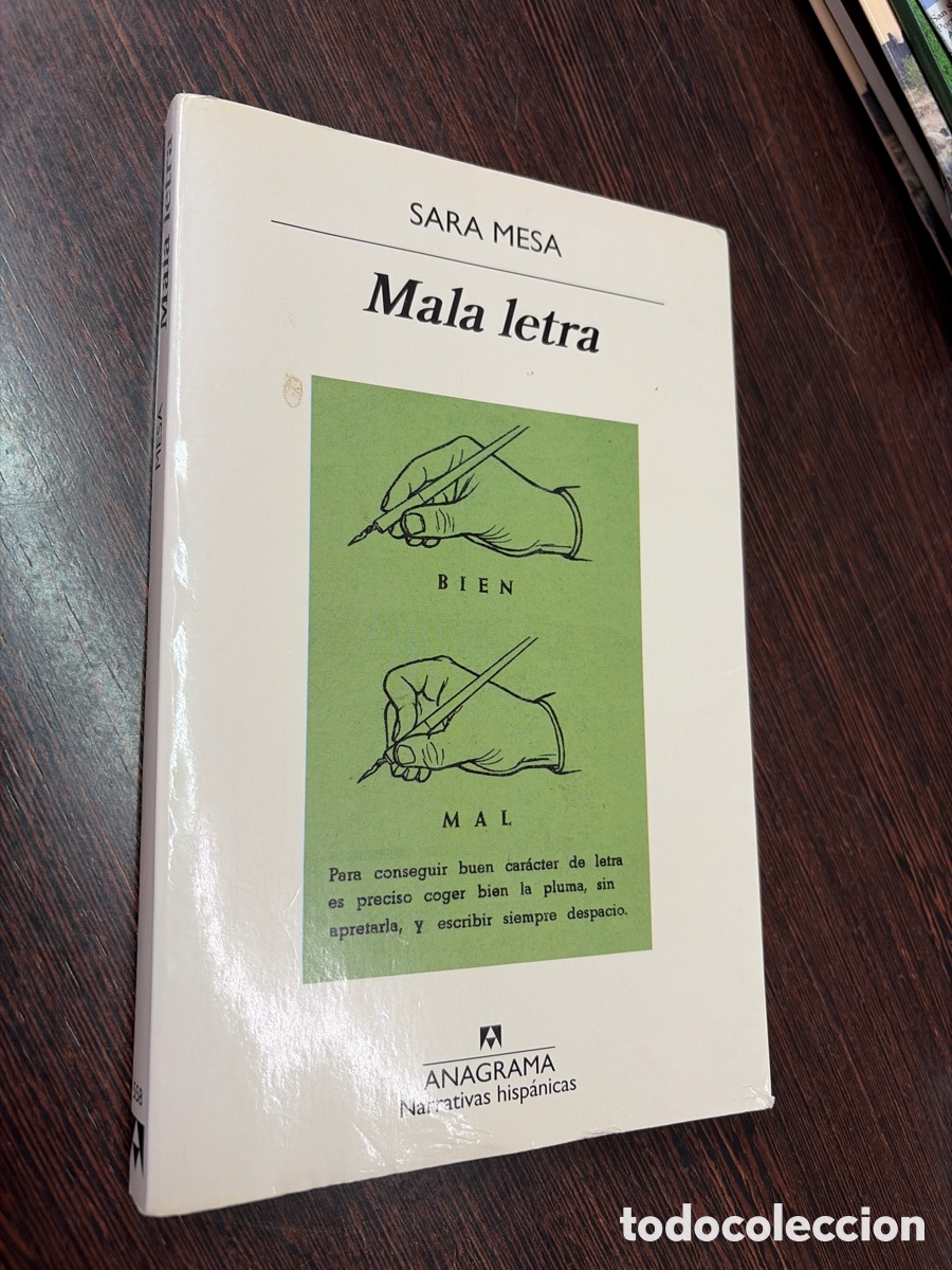 Libros: MALA LETRA SARA MESA ANAGRAMA NARRATIVAS HISPANICAS - Foto 1