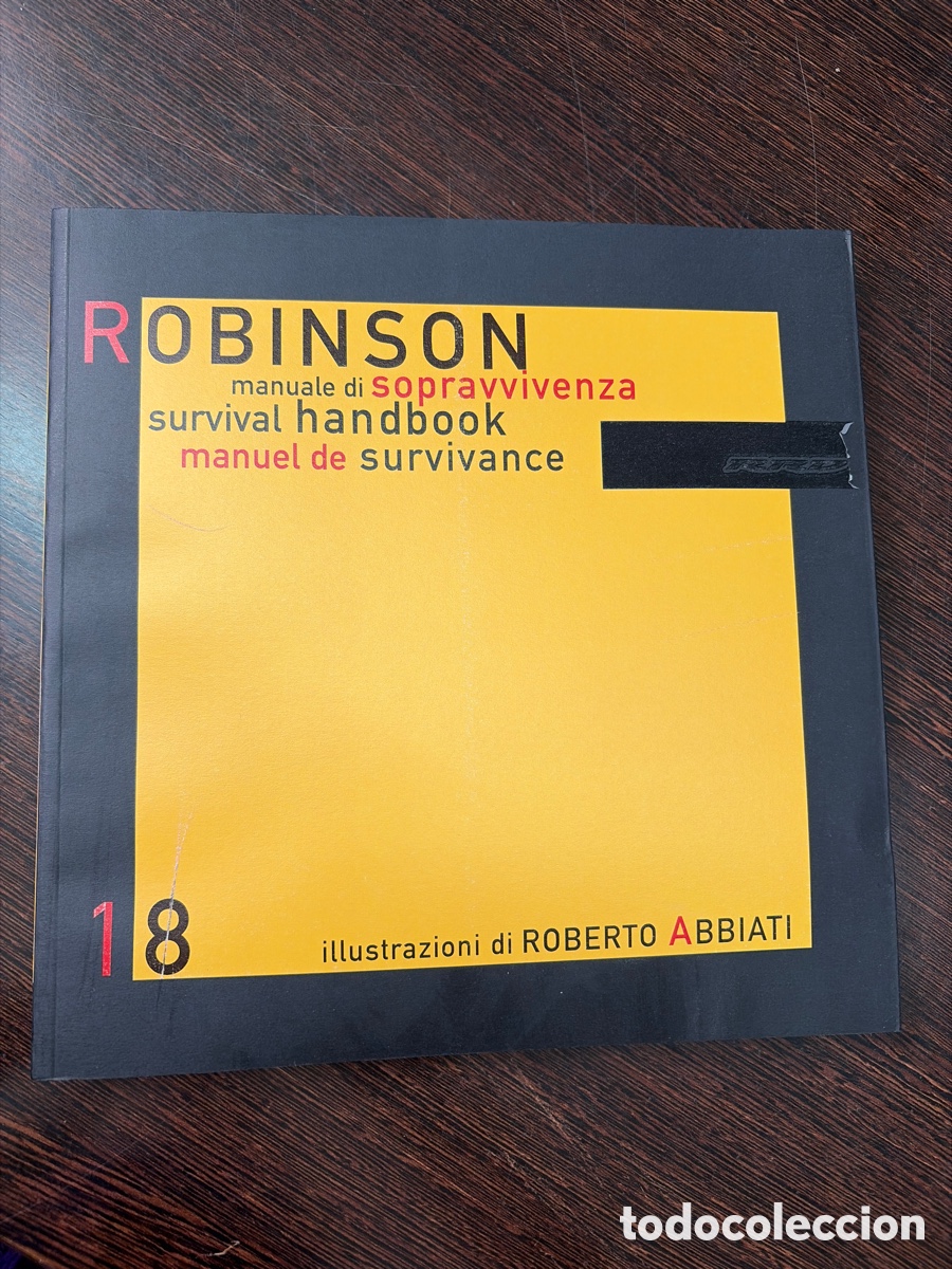 Libros: ROBINSON MANUALE DI SOPRAVVIVENZA ILUSTRAZIONI DI ROBERTO ABBIATI
