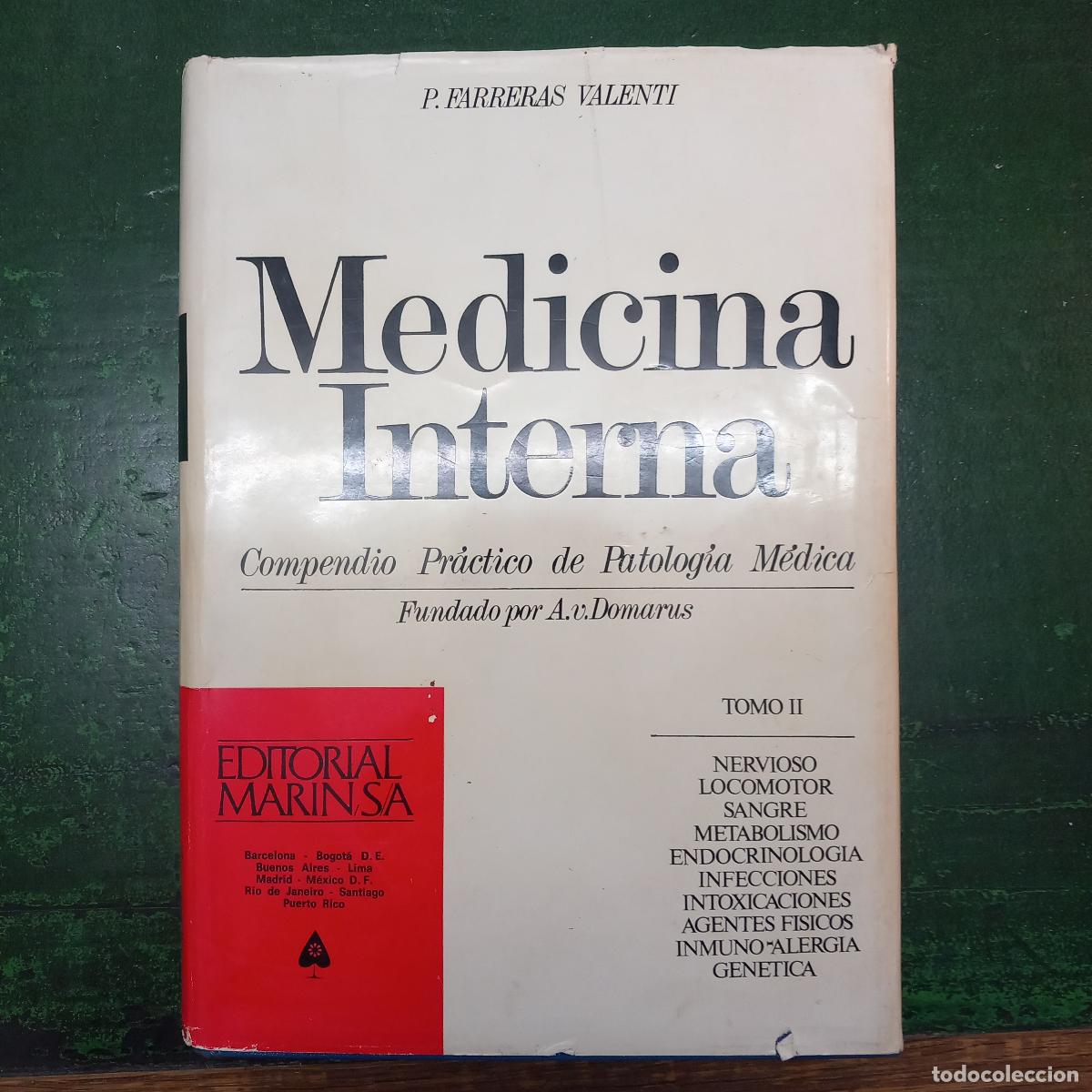 Libros: MEDICINA INTERNA. TOMO II - FARRERAS , P.