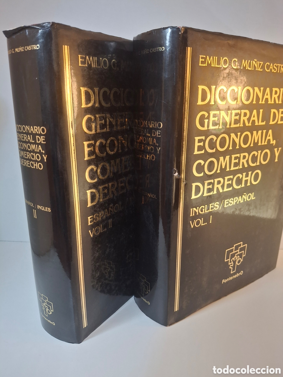 Libros: DICCIONARIO GENERAL DE ECONOMIA, COMERCIO Y DERECHO, ESPA&Ntilde;OL / INGLES, 2 VOL, FONTENEBRO, 1990