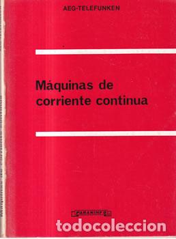 Libros: M&aacute;quinas de corriente continua - AEG - Telefunken