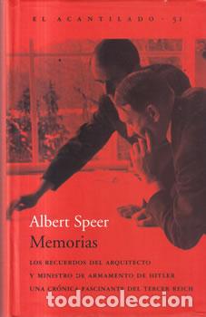 Libros: Memorias - Albert Speer