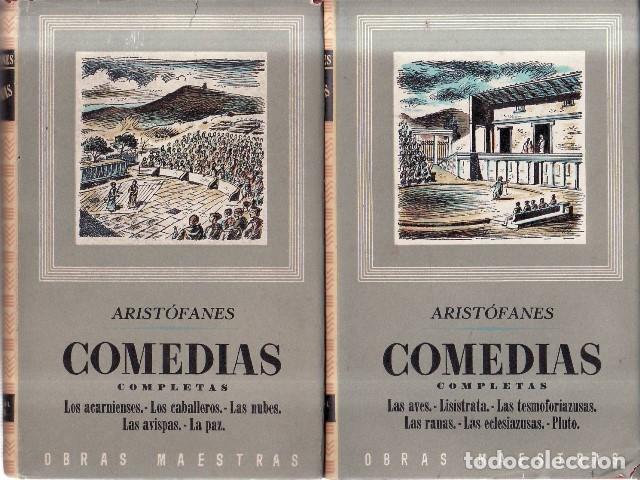 Libros: ARISTOFANES.- - Comedias completas, 2 tomos - Foto 1