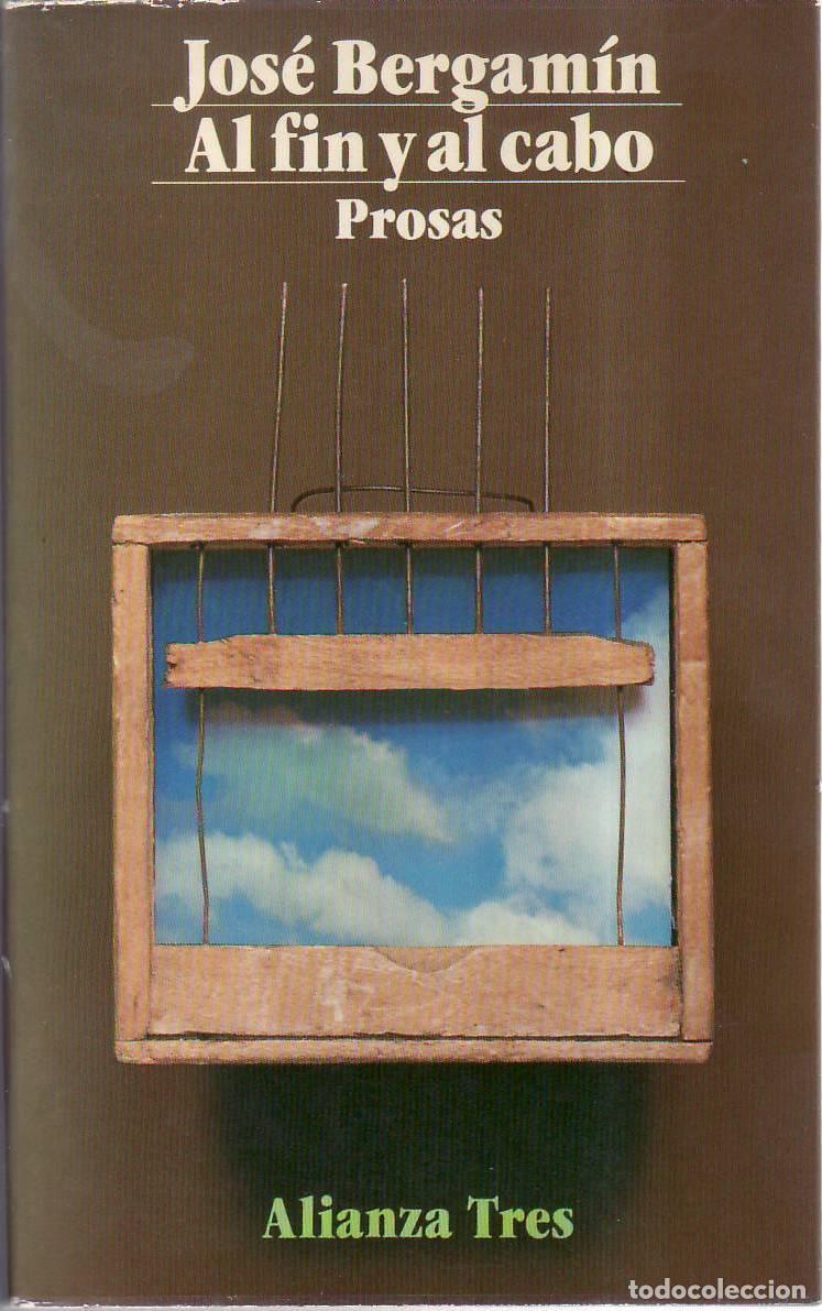 Libros: BERGAM&Iacute;N, Jos&eacute;.- - Al fin y al cabo. Prosas. - Foto 1