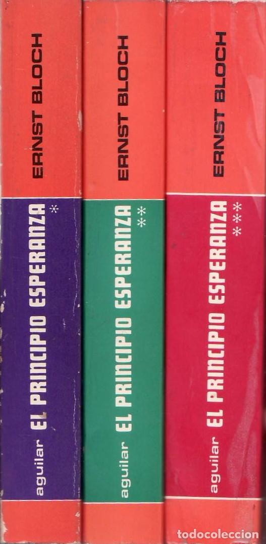 Libros: BLOCH, Ernst.- - El principio esperanza. 3 tomos. - Foto 1