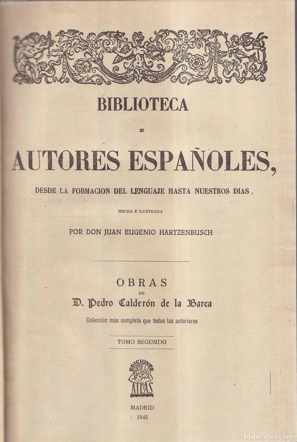 books: CALDERON DE LA BARCA, Pedro.- - Obras, t. II.