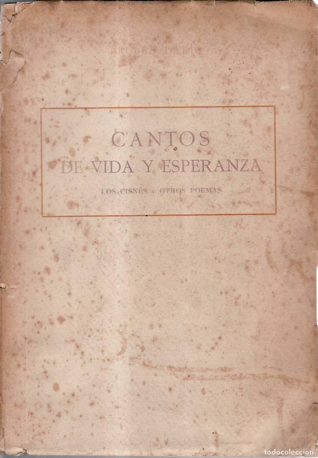Libros: DARIO, Rub&eacute;n.- - Cantos de vida y esperanza. Los cisnes y otros poemas.