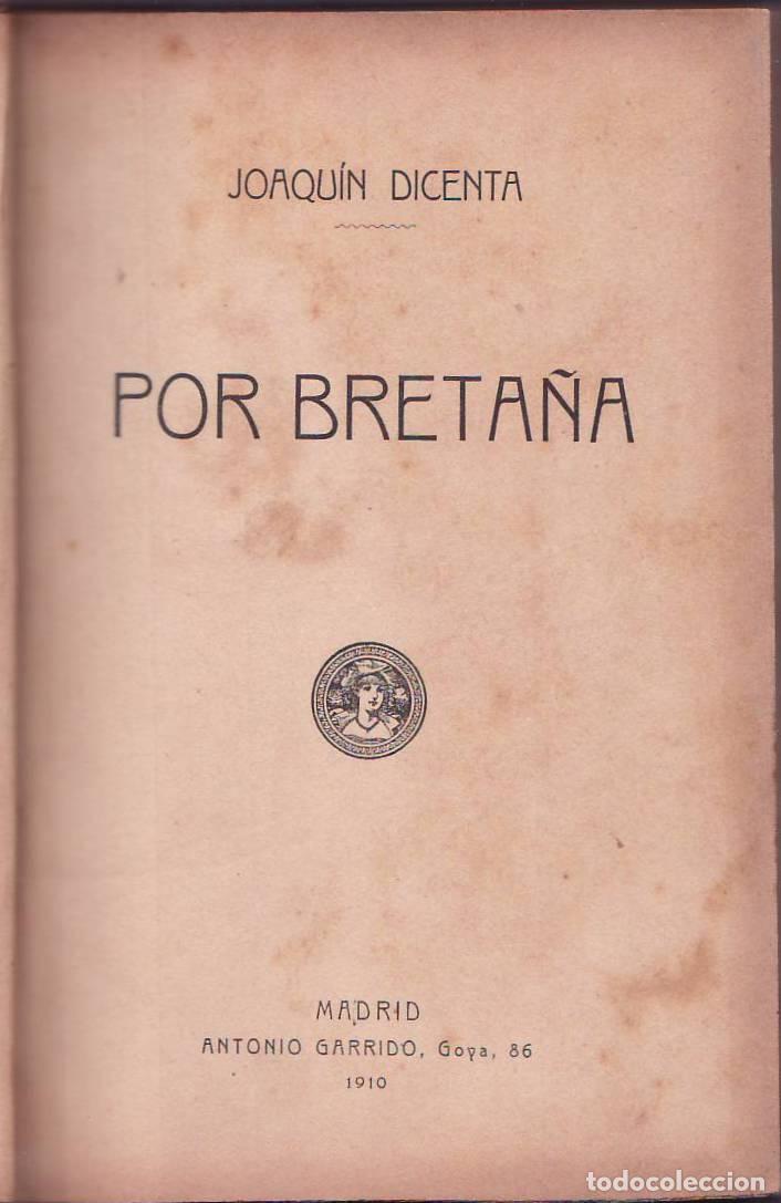 Libri di seconda mano: DICENTA, Josqu&iacute;n.- - Por Breta&ntilde;a.