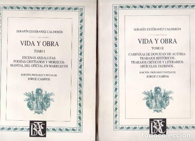 Libros: ESTEBANEZ CALDERON, Seraf&iacute;n.- - Vida y obra, 2 tomos. - Foto 1