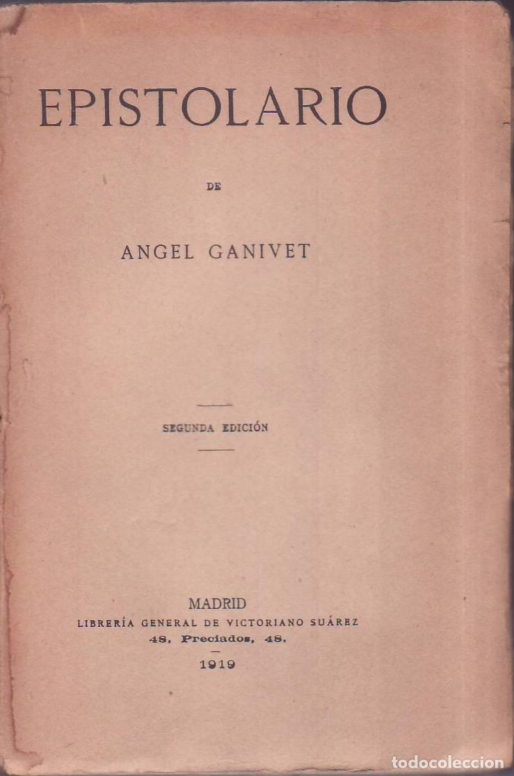 Libros: GANIVET, &Aacute;ngel.- - Epistolario. - Foto 1