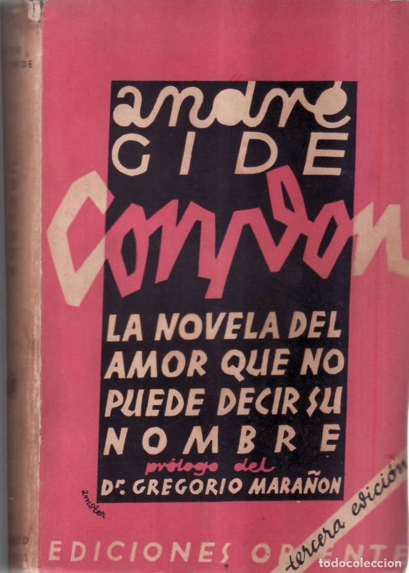 Livros em segunda m&atilde;o: GIDE, Andr&eacute;.- - Corydon. La novela del amor que no puede decir su nombre. Pr&oacute;logo del Dr. Gregorio M
