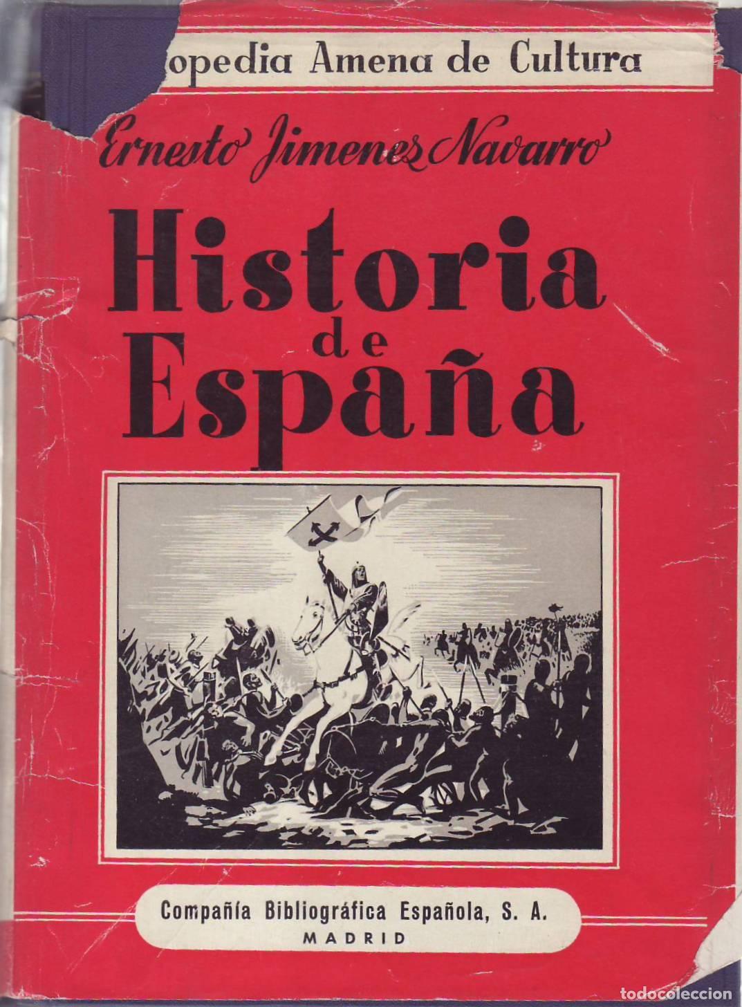 Libros: JIMENEZ NAVARRO, Ernesto.- - Historia de Espa&ntilde;a. - Foto 1