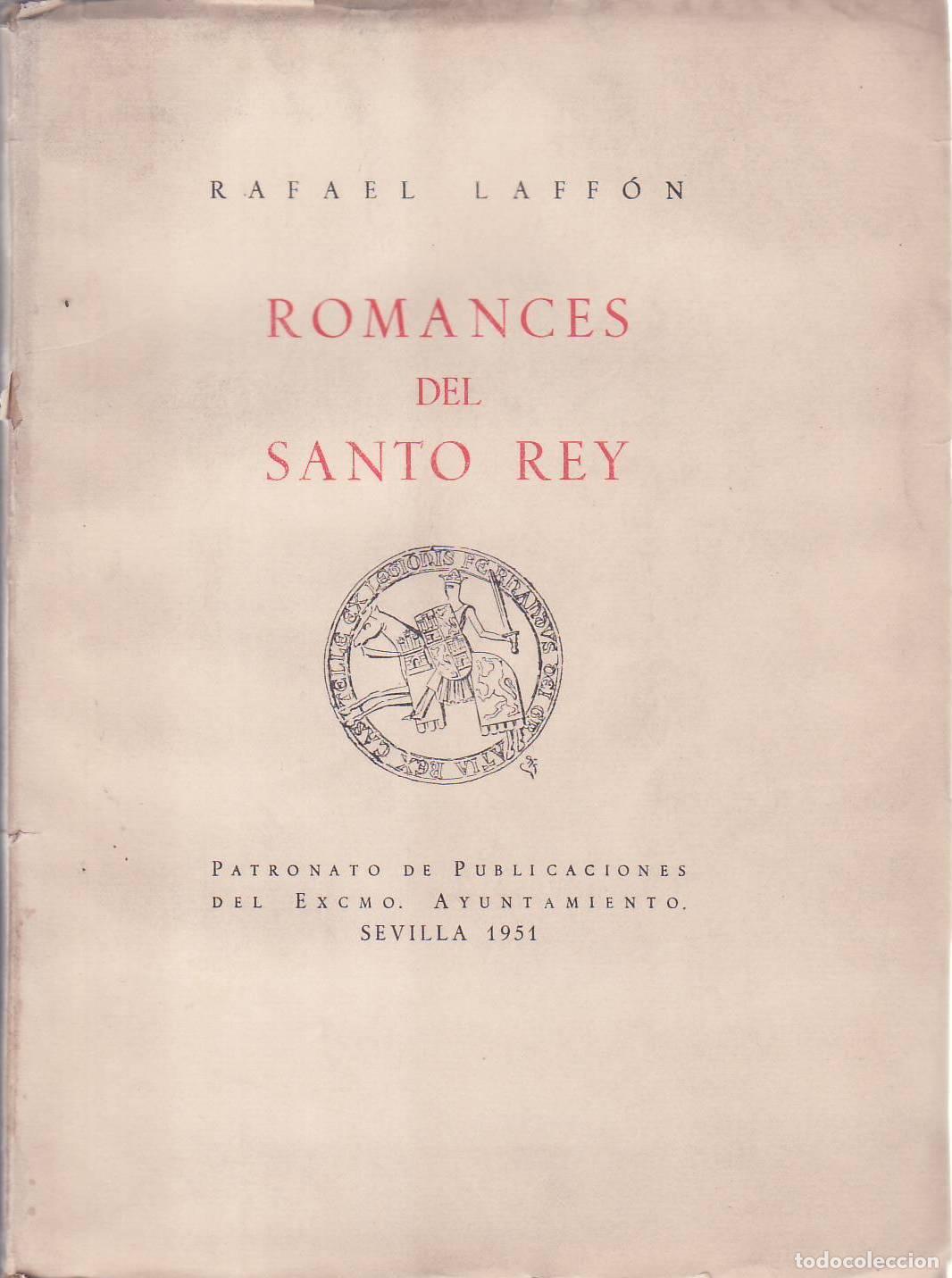 Libros: LAFFON, Rafael.- - Romances del Santo Rey. - Foto 1