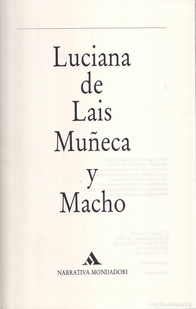 B&uuml;cher: LAIS, Luciana de.- - Mu&ntilde;eca y macho. Novela.