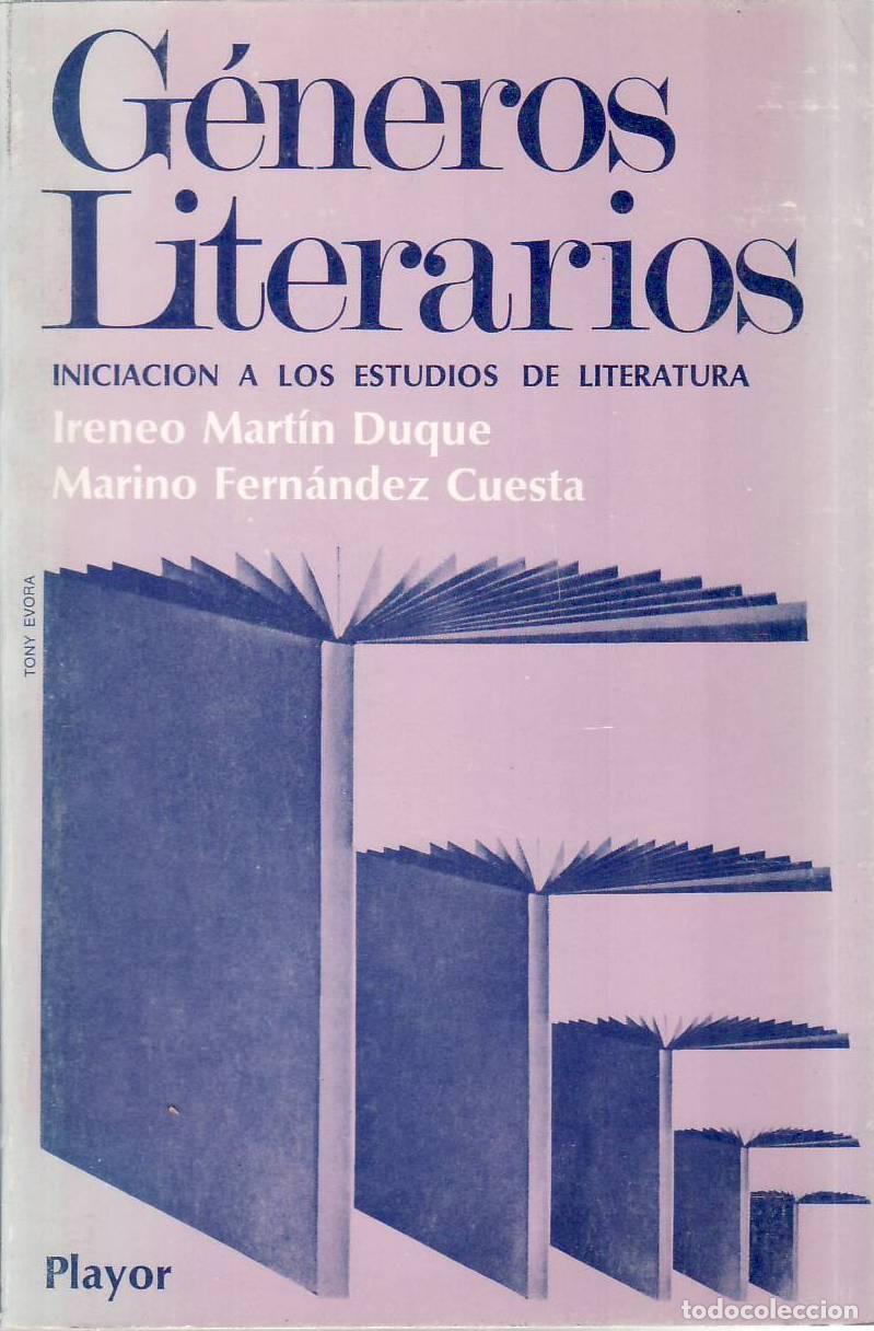 books: MARTIN DUQUE, Ireneo y Marino FERNANDEZ CUESTA.- - G&eacute;neros literarios. Iniciaci&oacute;n a los estudios de
