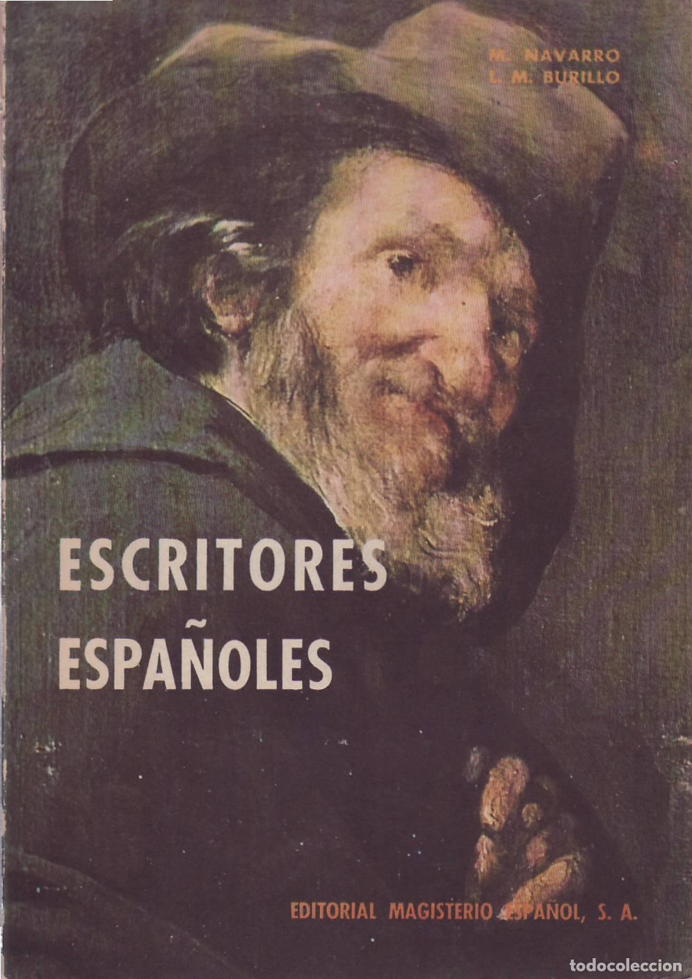 books: NAVARRO BLANCO, Manuel y Luis M&ordf; BURILLO SOLE.- - Escritores espa&ntilde;oles.