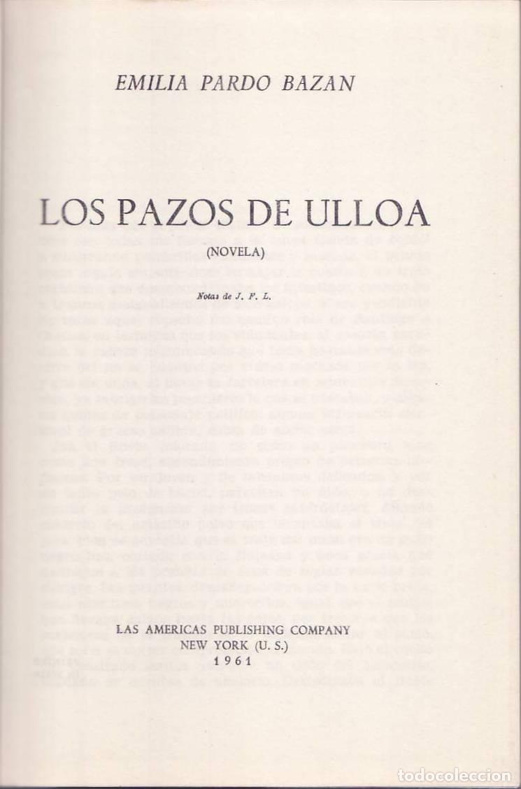 B&uuml;cher: PARDO BAZAN, Emilia.- - Los pazos de Ulloa. Novela.