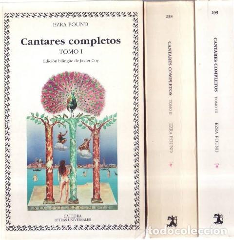 B&uuml;cher: POUND, Ezra.- - Cantares completos. Edici&oacute;n biling&uuml;e de Javier Coy.