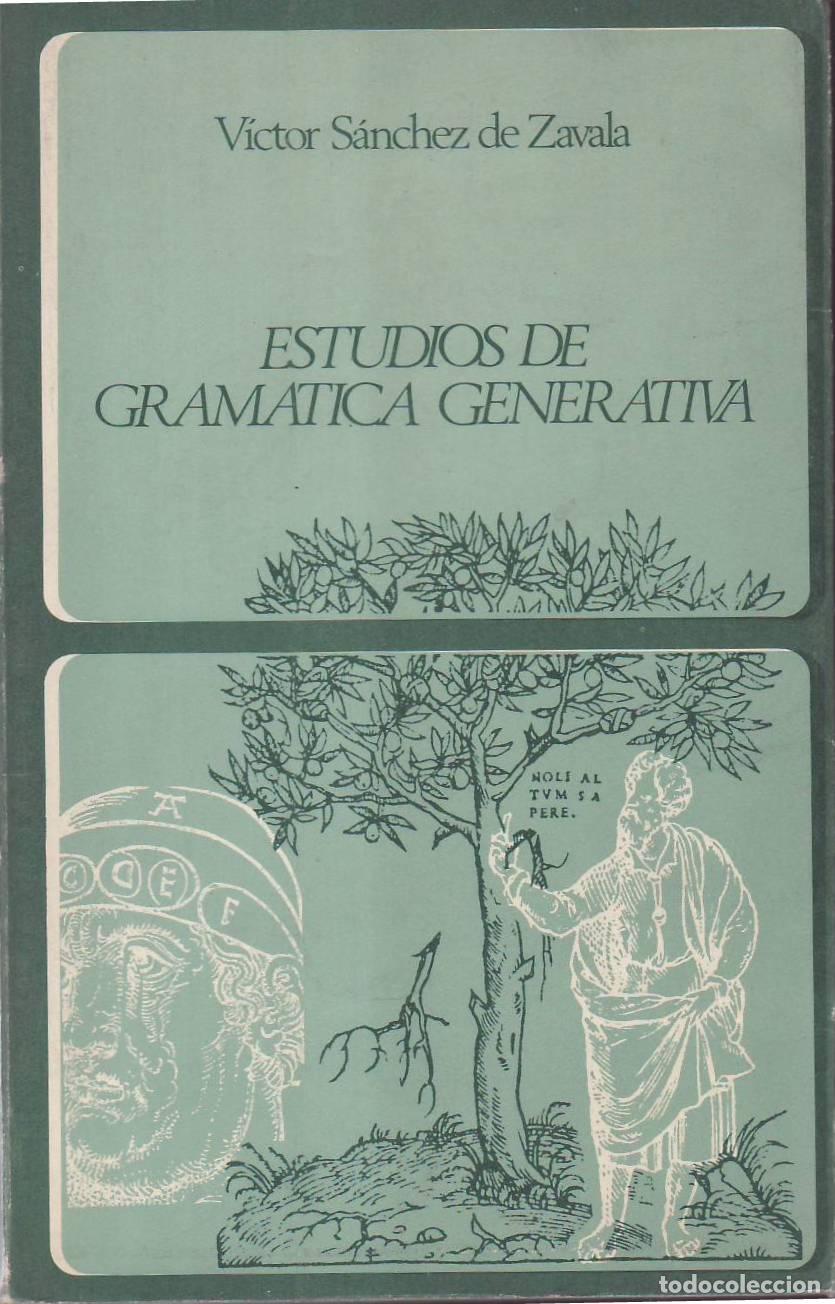 Libros: SANCHEZ de ZAVALA, V&iacute;ctor.- - Estudios de gram&aacute;tica generativa. - Foto 1