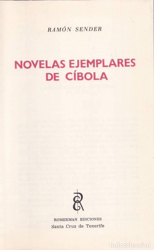 Libros: SENDER, Ram&oacute;n J. - Novelas ejemplares de Cibola. - Foto 1