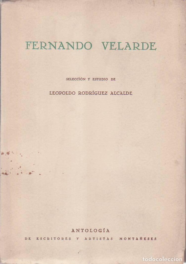 Libros: VELARDE, Fernando.- - Antolog&iacute;a. Selecci&oacute;n y estudio de Leopoldo Rodr&iacute;guez Alcalde.